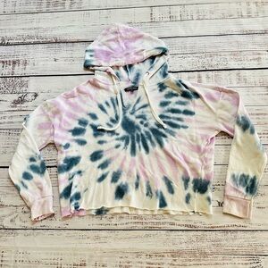 Girls tie dye cropped sweatshirt! Size 14/16